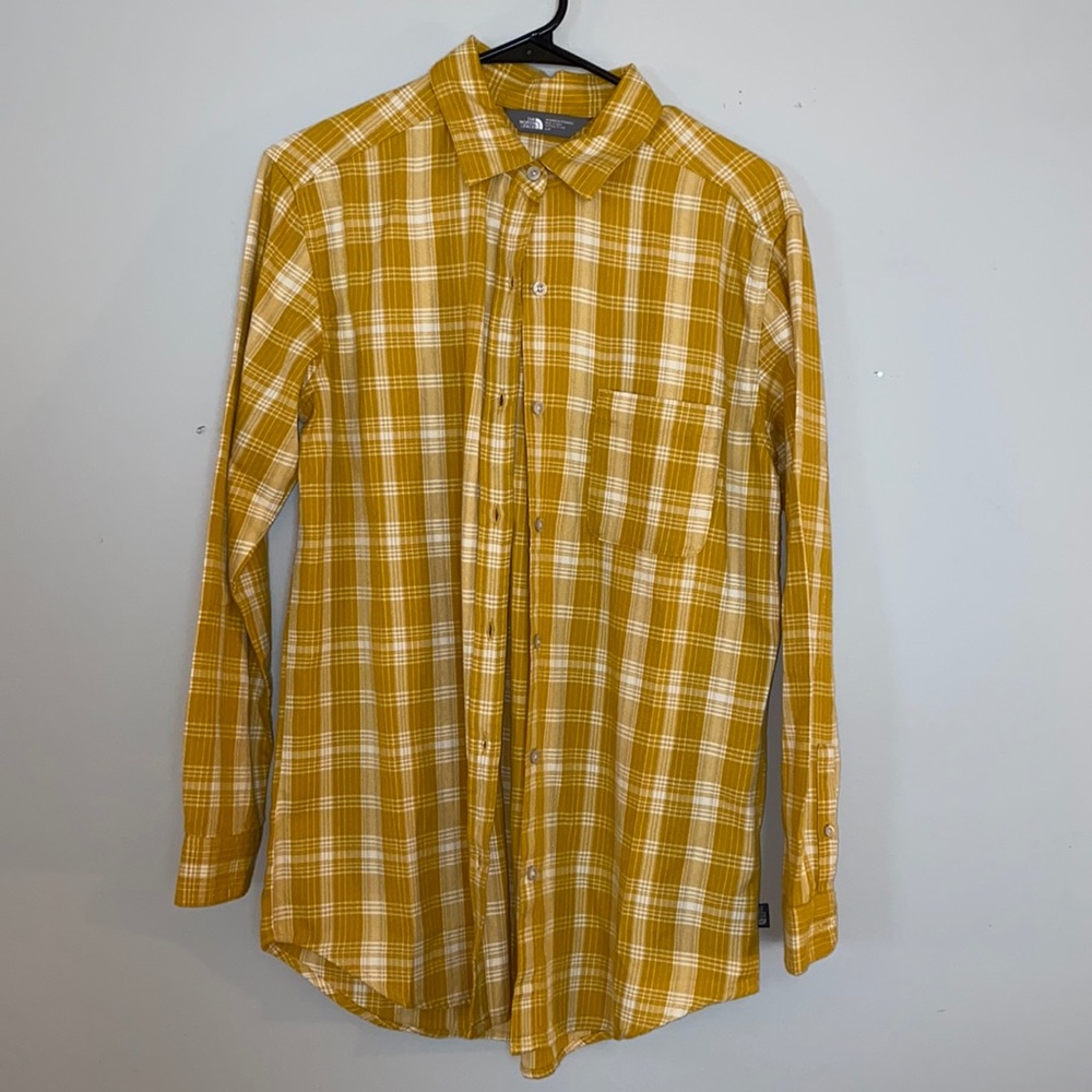 North Face Button-Up Plaid Shirt